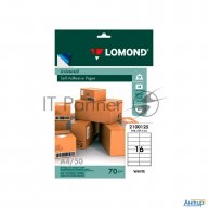 Самоклеящаяся бумага Lomond универсальная  для этикеток, A4, (210 X 297 мм), 70 г/м2, 50 листов