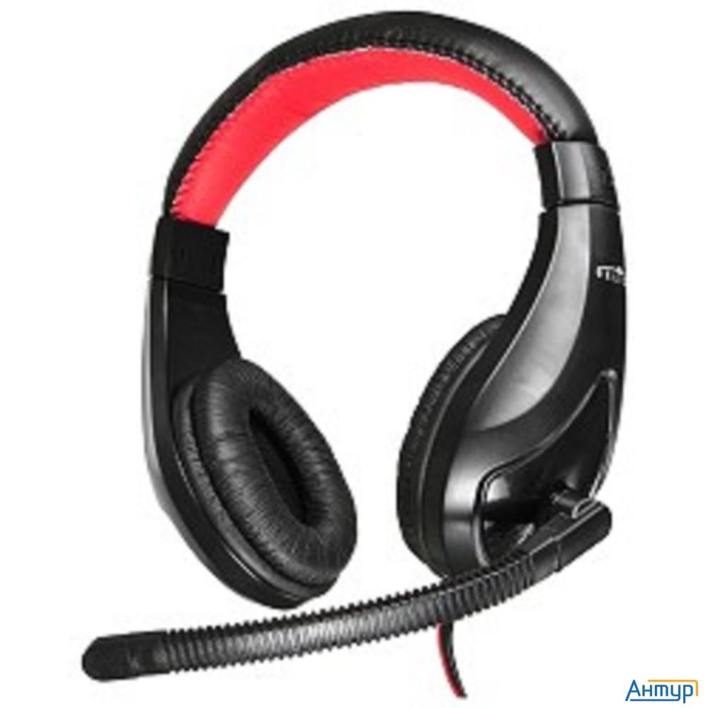 Oklick Hs-l100 черный/красный 2м мониторы оголовье  359485