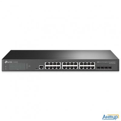 Tp-link Sg3428 Управляемый коммутатор Jetstream уровня 2+ с 24 гигабитными портами Rj45 и 4 портами
