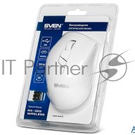 Мышь Sven Rx-325 Wireless белая
