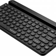 Клавиатура A4tech Fstyler Fbk30 черный/серый Usb беспроводная Bt/radio Slim Multimedia (fbk30 Blackc
