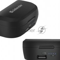 Гарнитура Defender Twins 639 Black 63639