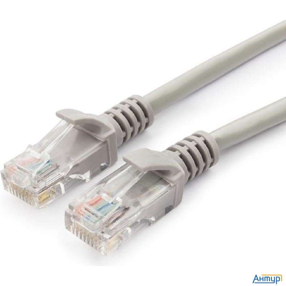 Гарнизон Pc-utp-5e-1.5 кат.5e, Патч-корд Utp 1.5м, литой, многожильный (серый)
