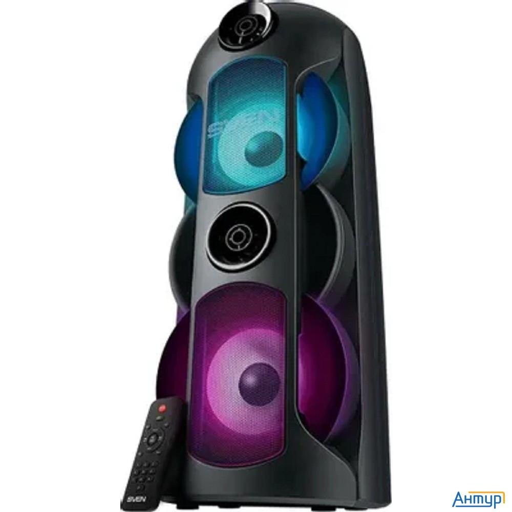 Sven АС Ps-720, черный (80 Вт, Tws, Bluetooth, Fm, Usb, Microsd, Led-дисплей, 4400мА*ч)