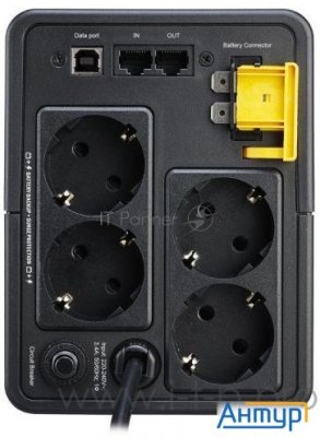 Источник бесперебойного питания Apc Back-ups Bx750mi-gr 410Вт 750ВА черный
