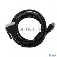 Кабель Rexant (17-6305) Шнур  Hdmi - Dvi-d  Gold  3М  с фильтрами