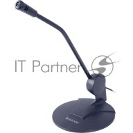 Микрофон Defender Mic-117 черный, кабель 1.8 м {Микрофон компьютерный} [64117]