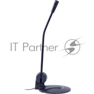 Микрофон Defender Mic-117 черный, кабель 1.8 м {Микрофон компьютерный} [64117]