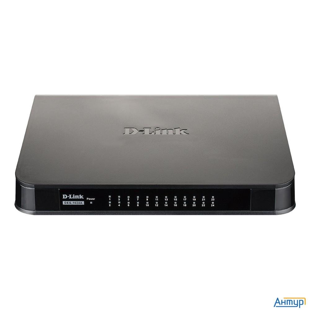 D-link Des-1024a/e3a Неуправляемый коммутатор с 24 портами 10/100base-tx