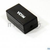 Соединительный бокс для витой пары Utp Cat. 5e, 6 T568a/b, Idc: Krone, черный Vcom <nm211>