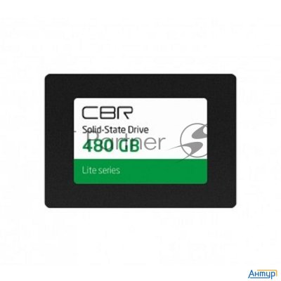 Ssd-накопитель Cbr Ssd-480gb-2.5-lt22, серия "lite", 480 Gb, 2.5", Sata Iii 6 Gbit/s, Sm2259xt, 3d T