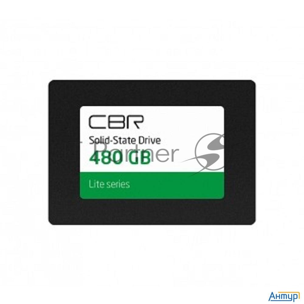 Ssd-накопитель Cbr Ssd-480gb-2.5-lt22, серия "lite", 480 Gb, 2.5", Sata Iii 6 Gbit/s, Sm2259xt, 3d T