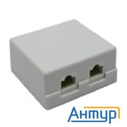 Розетка 5bites Ly-sb02-a внешняя Rj-45 5e кат., 2порт.