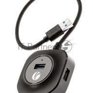 Vcom Кабель-концентратор Usb3.0----4 Usb3.0 +microusb 0.3m Vcom (dh307)