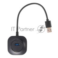 Vcom Кабель-концентратор Usb3.0----4 Usb3.0 +microusb 0.3m Vcom (dh307)