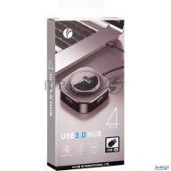 Vcom Кабель-концентратор Usb3.0----4 Usb3.0 +microusb 0.3m Vcom (dh307)