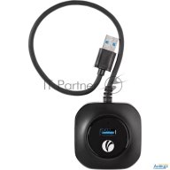 Vcom Кабель-концентратор Usb3.0----4 Usb3.0 +microusb 0.3m Vcom (dh307)