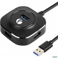 Vcom Кабель-концентратор Usb3.0----4 Usb3.0 +microusb 0.3m Vcom (dh307)