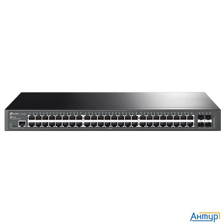 Tp-link Sg3452x Управляемый коммутатор Jetstream уровня 2+ с 48 гигабитными портами Rj45 и 4 портами