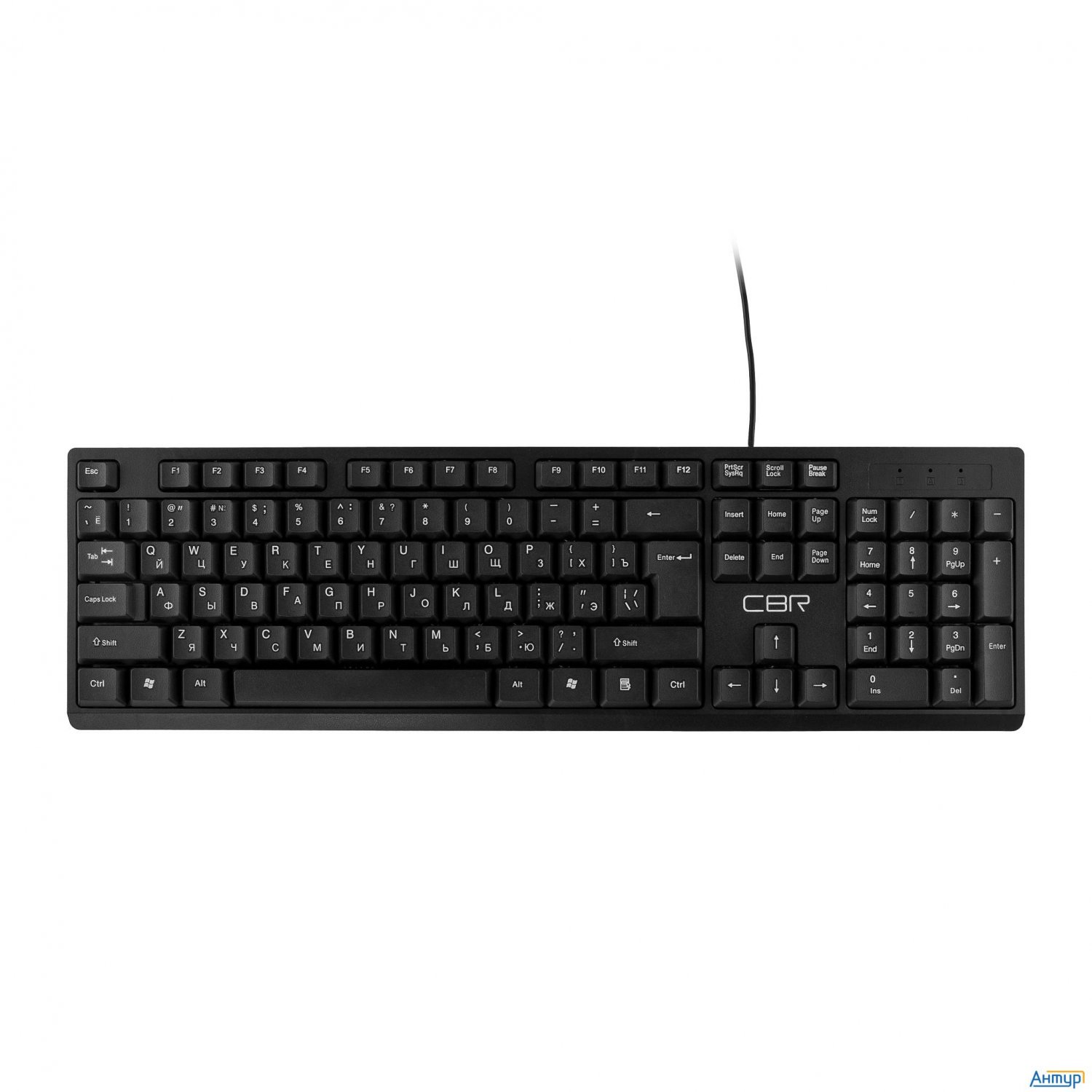 Cbr Kb 101 Usb, Клавиатура 104 кл., офисн., 1,5 м