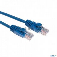 Патч-корд U/utp Rexant категория 6, Rj45-rj45, неэкранированный, 26awg, Lszh, синий, 1.5 м