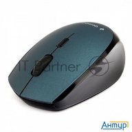 Gembird Musw-354-b {Мышь беспроводная, синий, бесш.клик, Soft Touch, 3кн.+колесо-кнопка, 2400dpi, 2,
