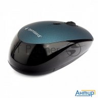 Gembird Musw-354-b {Мышь беспроводная, синий, бесш.клик, Soft Touch, 3кн.+колесо-кнопка, 2400dpi, 2,