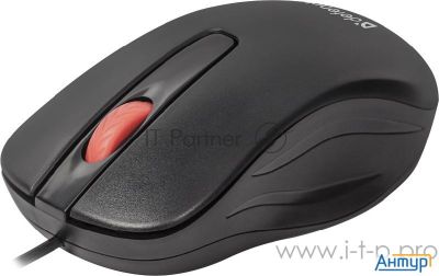 Defender Point Mm-756 [52756] (Проводная оптическая мышь, черный,3 кнопки,1000 Dpi)