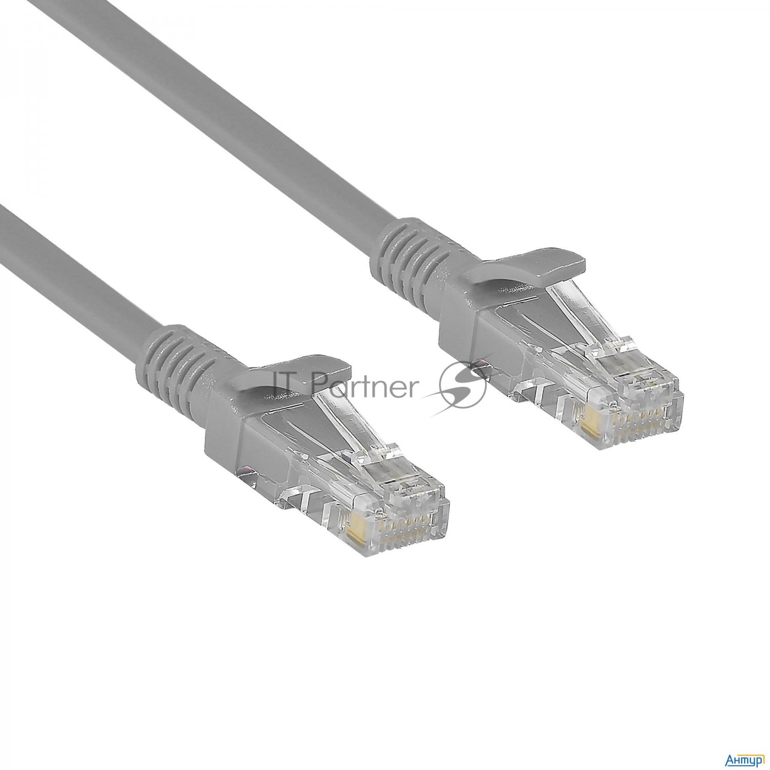 Патч-корд Exegate Utp-rj45-rj45-5e-cu-3m-gy, Utp, Cat.5e, 3м, медь, серый