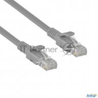 Патч-корд Exegate Utp-rj45-rj45-5e-cu-3m-gy, Utp, Cat.5e, 3м, медь, серый