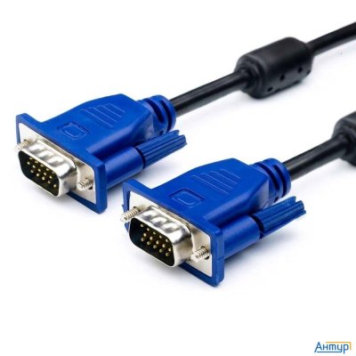 Bion Кабель Vga 15m/15m, экранированный, феритовые кольца, черный, 3м [bxp-vga2-030]