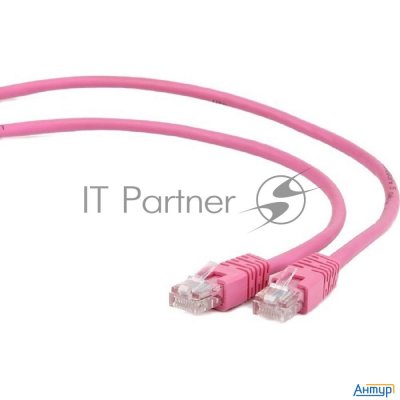 Патч-корд Utp Cablexpert Pp12-3m/ro   кат.5e, 3м, литой, многожильный (розовый)