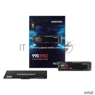 Твердотельный диск 2tb Samsung 990 Pro, M.2, Pci-e 4.0 X4, Tlc 3d Nand [r/w - 7450/6900 Mb/s] /eu