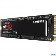 Твердотельный диск 2tb Samsung 990 Pro, M.2, Pci-e 4.0 X4, Tlc 3d Nand [r/w - 7450/6900 Mb/s] /eu