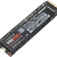 Твердотельный диск 2tb Samsung 990 Pro, M.2, Pci-e 4.0 X4, Tlc 3d Nand [r/w - 7450/6900 Mb/s] /eu