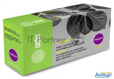Тонер Картридж Cactus Cs-tn423y желтый (4000стр.) для Brother Dcp L8410cdw/hl L8260cdw/mfc L8690cdw