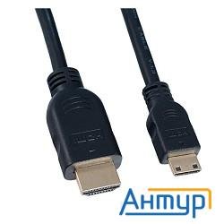 Perfeo Кабель Hdmi A вилка - Hdmi C (mini Hdmi) вилка, Ver.1.4, длина 2 м. (h1101)