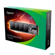 Накопитель Apacer Ssd As2280q4l 1tb M.2 2280 Pcie Gen4x4, R3600/w3000 Mb/s, 3d Nand, Mtbf 1.5m, Nvme