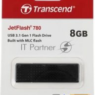 Флеш Диск Transcend 8gb Jetflash 780 Ts8gjf780 Usb3.0 черный/серебристый