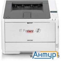Принтер Oki B432dn черно-белый светодиодный,40 Ppm,1200 х 1200dpi,дуплекс,сеть,pcl5/6 45762012