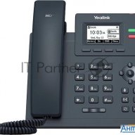 Настольный Ip-телефон Yealink Sip-t31w, 2 аккаунта, дисплей 2.3", Wi-fi, Poe, БП шт