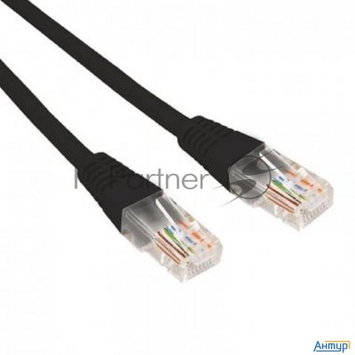 Патч-корд U/utp Rexant категория 6, Rj45-rj45, неэкранированный, 26awg, Lszh, черный, 0.3 м