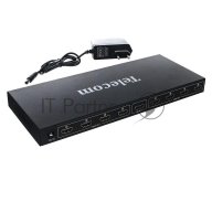 Разветвитель Hdmi 1=>8 Telecom  <tts5030>, каскадируемый , 1.4v+3d