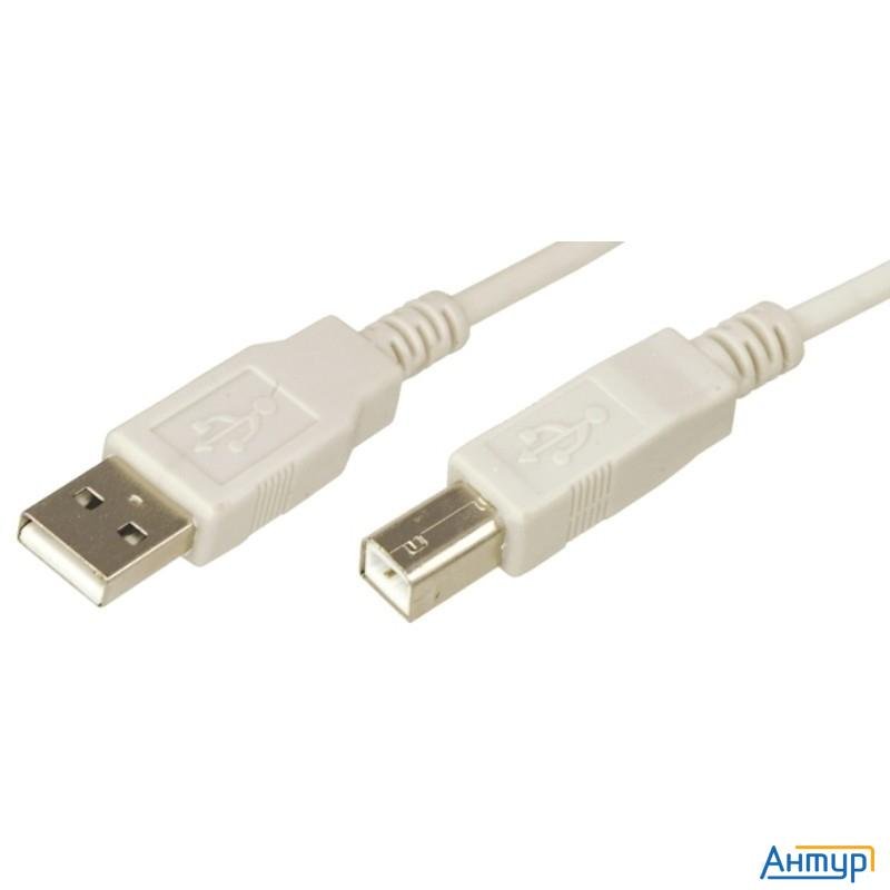 Rexant (18-1104) Кабель Usb-А– Usb-b, 2,4А, 1,8м, ПВХ, серый Rexant