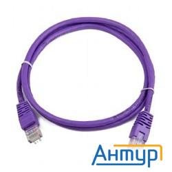 Bion Патч корд Utp кат.5е Cca, 1м, фиолетовый [bcl-pp12-1m/v]