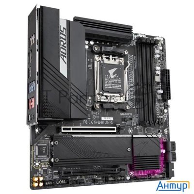 Материнская плата Gigabyte B650m Aorus Elite, Am5, B650, 4*ddr5, Dp+hdmi,  4 Sata 6 Гб/с, M2, Audio,
