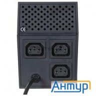 Источник бесперебойного питания Powercom Raptor Rpt-1000a 600Вт 1000ВА черный