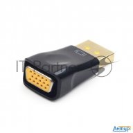Переходник Displayport - Vga Cablexpert A-dpm-vgaf-01, 20m/15f, пакет