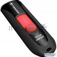 Флеш Диск Transcend 16gb Jetflash 590 Ts16gjf590k Usb2.0 черный