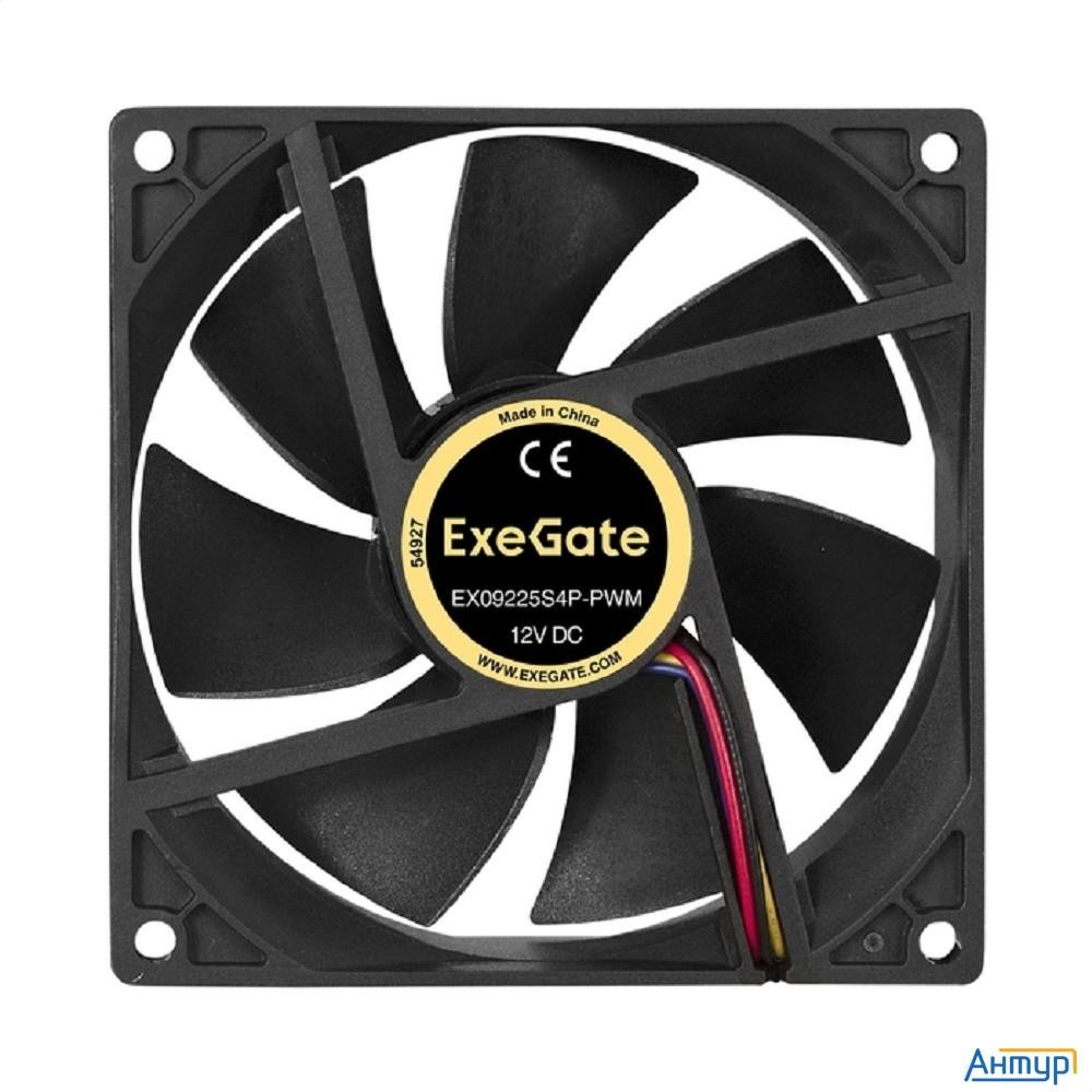Exegate Ex297050rus Вентилятор 12В Dc Exegate Ex09225s4p-pwm (92x92x25 мм, Sleeve Bearing (подшипник